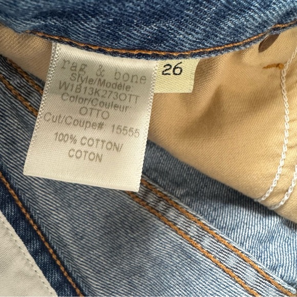 Rag & Bone Jean O Ring Denim Skirt Otto Size 26 - Picture 8 of 11